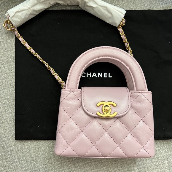 Chanel Micro Shopping Bag in the Color Rose New In Box Chanel Kelly Bag - Picture 4 of 7